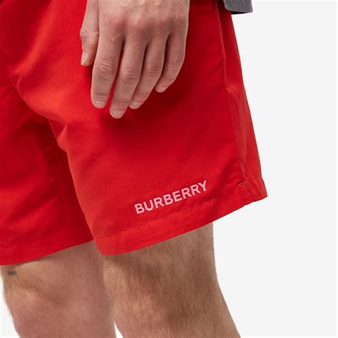 burberry red shorts